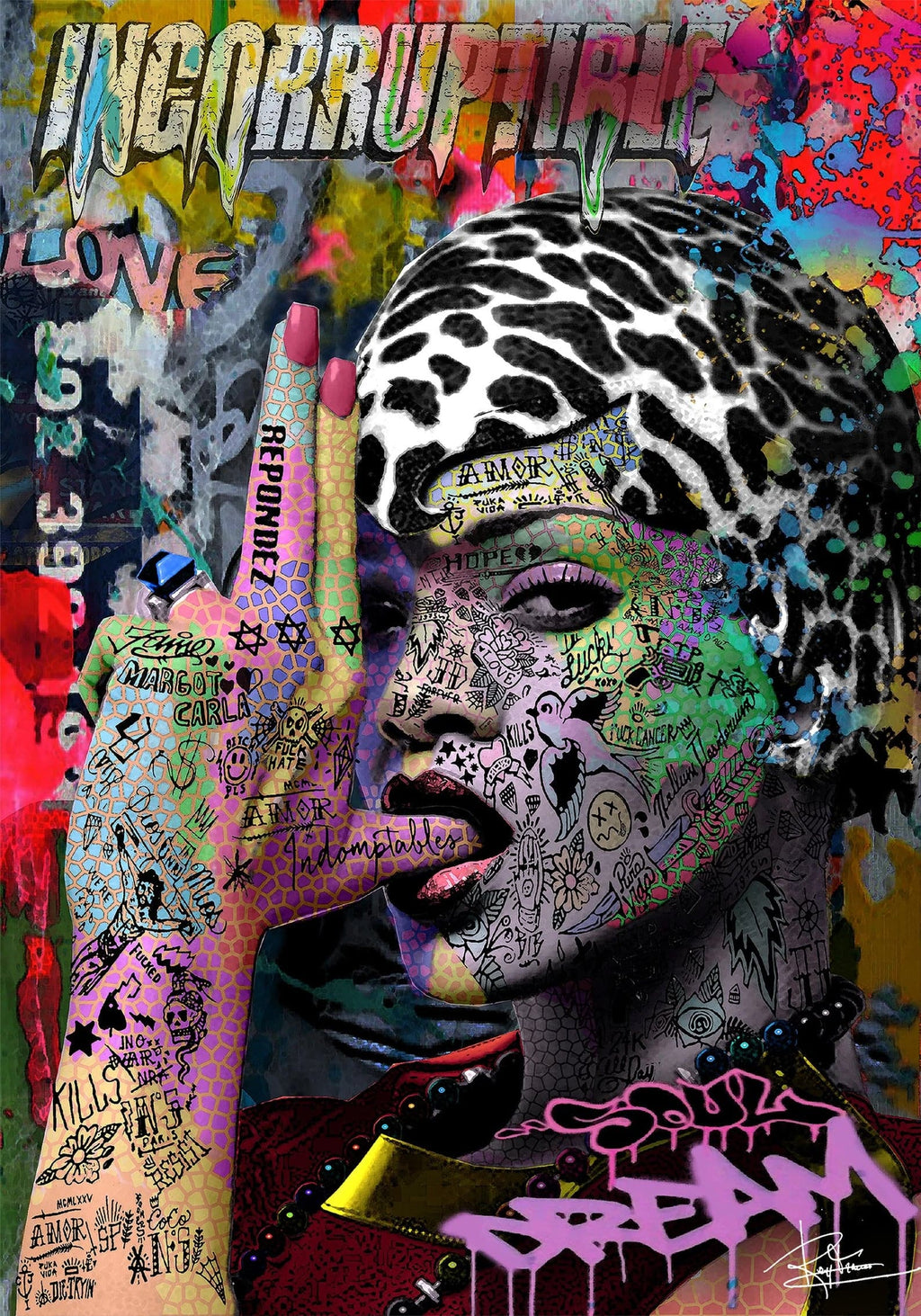 Framed 1 Panel - Rihanna