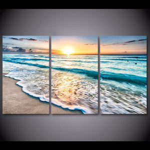 Framed 3 Panels - Seascape