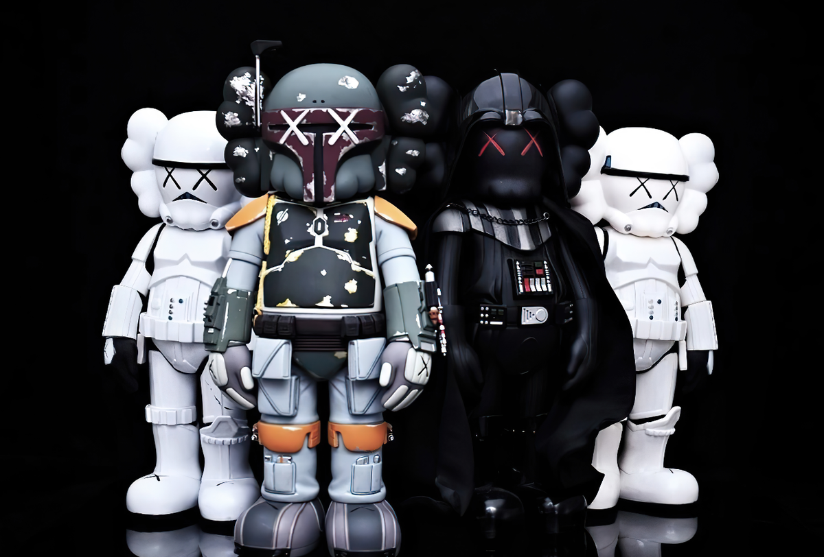 ADAM LISTER アダムリスター　スターウォーズ　KAWS  FUTURA Yahoo!オークション -「kaws star wars」の落札相場・落札価格