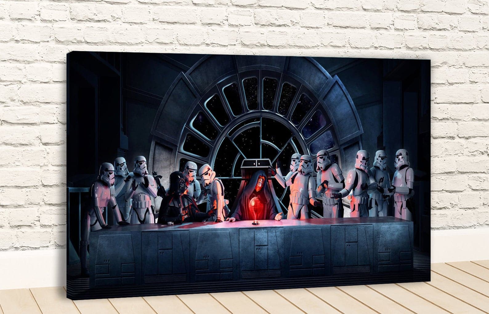 Framed 1 Panel - Last Supper Star War Version