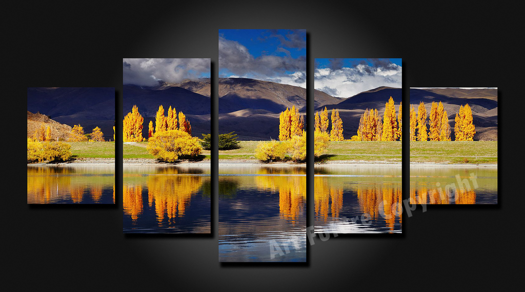 Framed - Lake Benmore, New Zealand