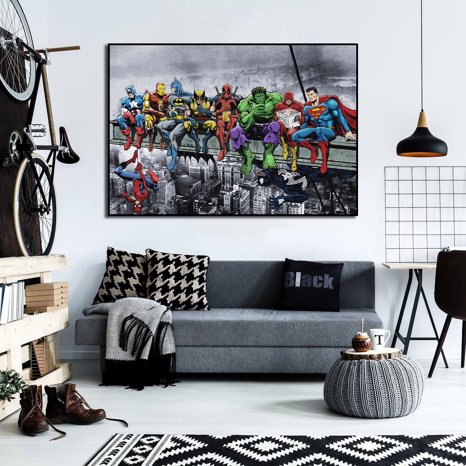 Minimalist Canvas Wall Art Print | Home Decor | Stretched 1 Panel