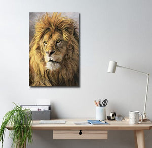 Framed 1 Panel - Lion Art