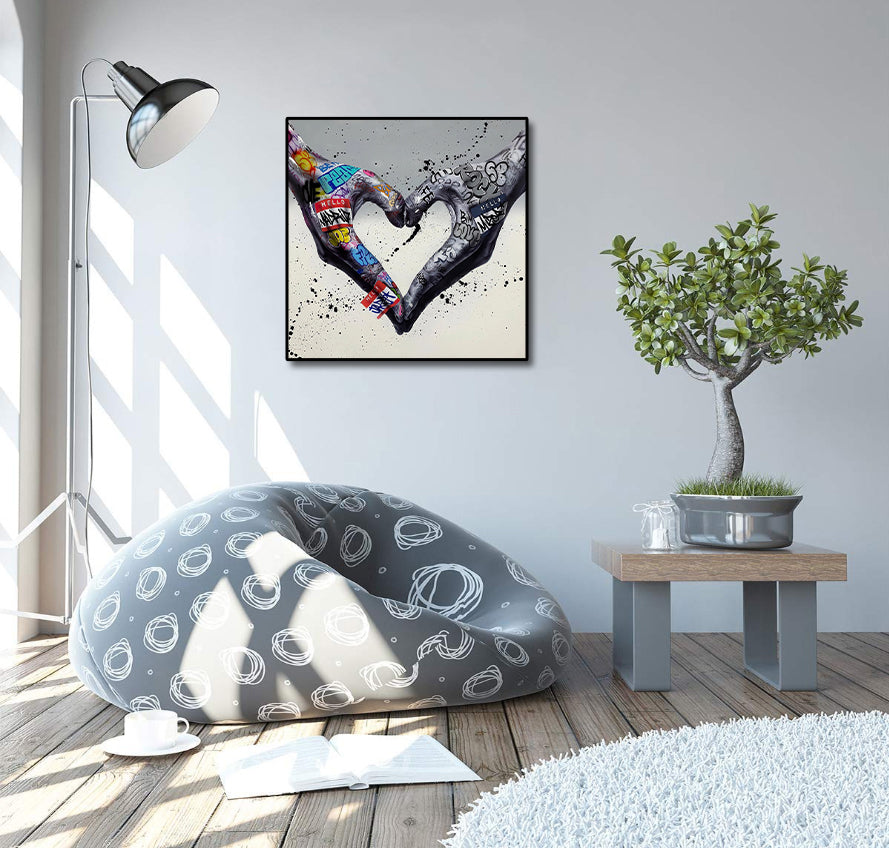 Modern Pop Art Canvas Wall Art Print Poster | Home Decor | Stretched 1 Panel