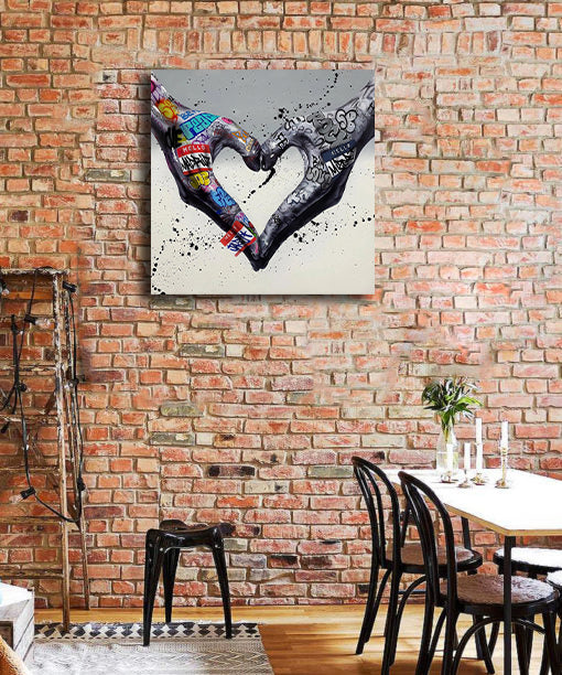 Modern Pop Art Canvas Wall Art Print Poster | Home Decor | Stretched 1 Panel