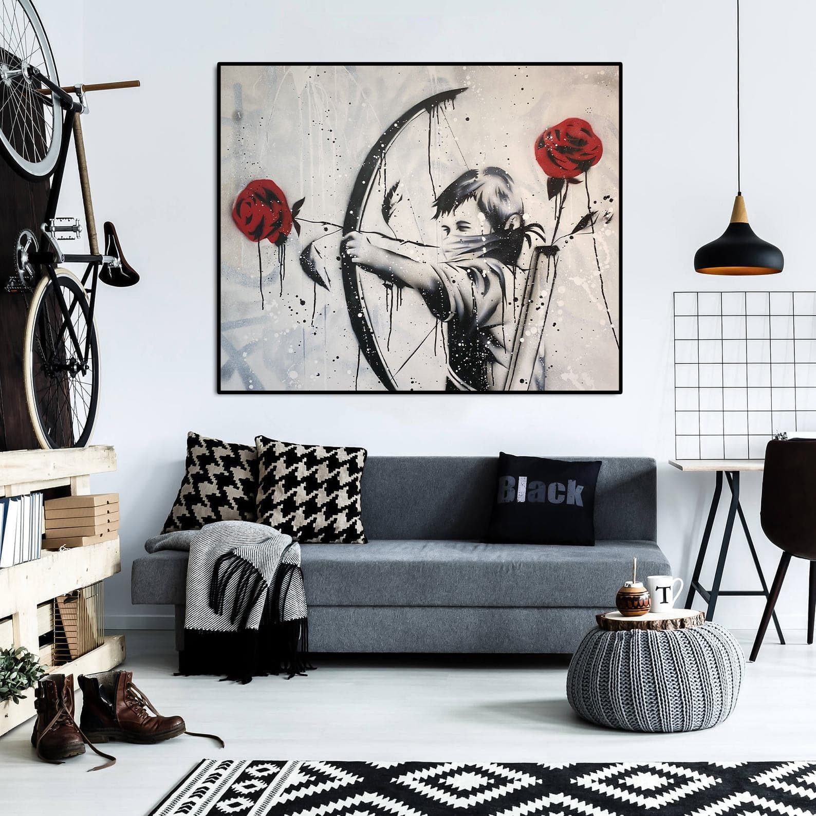 Framed 1 Panel - Banksy
