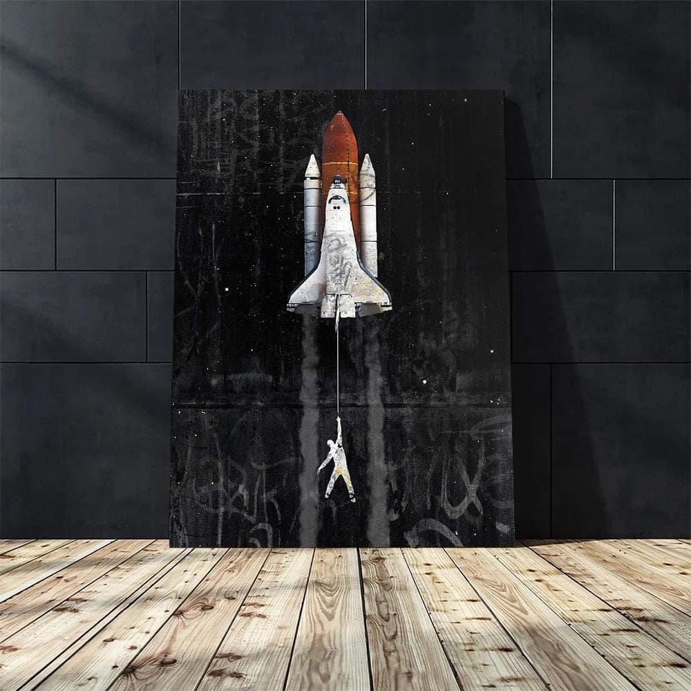 Pine Stretched  Framed 1 Panel - NASA