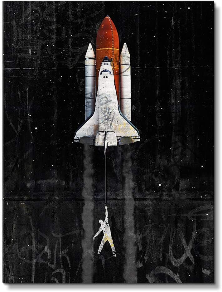 Pine Stretched  Framed 1 Panel - NASA