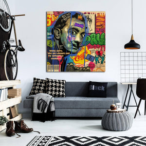 Framed 1 Panel - Pop Art - Salvador Dali