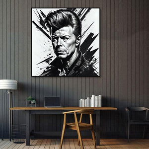 Pine Stretched  Framed 1 Panel - David Bowie