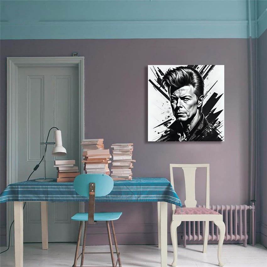 Pine Stretched  Framed 1 Panel - David Bowie