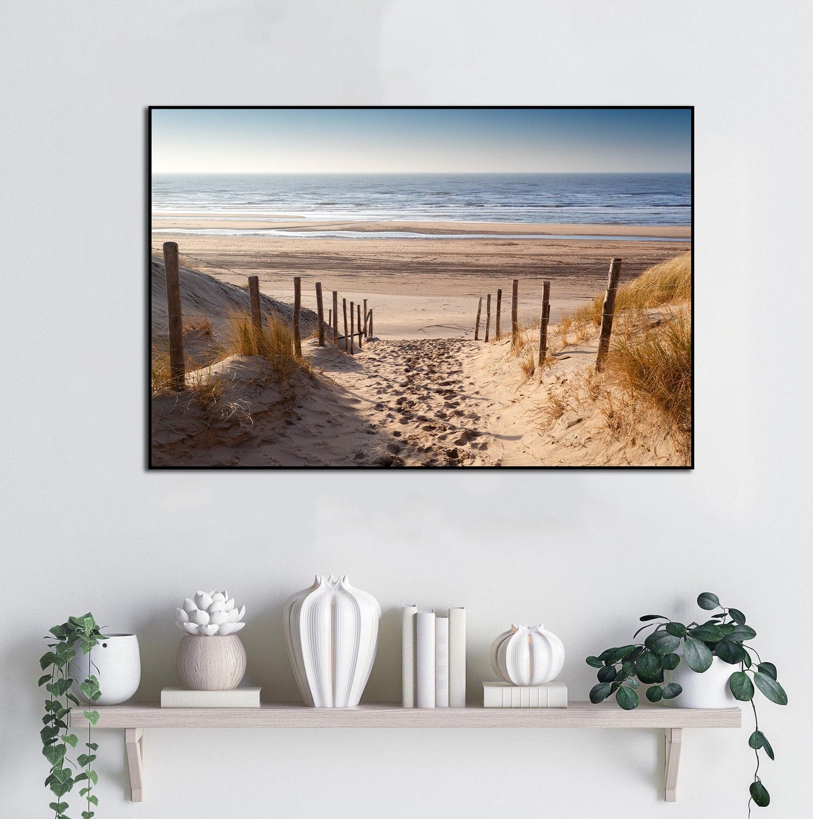 Framed 1 Panel - Waipu Beach