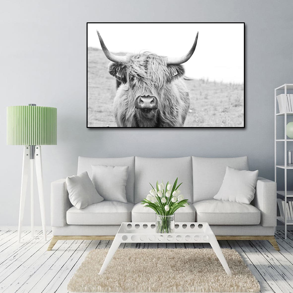 Framed 1 Panel - Highlander Cow