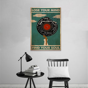 Pine Stretched  Framed 1 Panel - Lost Your Soul
