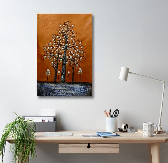 Framed 1 Panel - Shell Tree