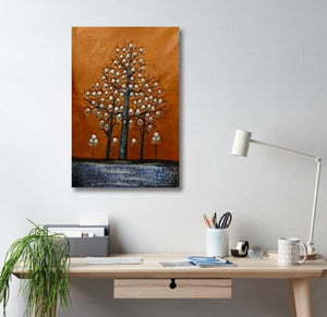 Framed 1 Panel - Shell Tree