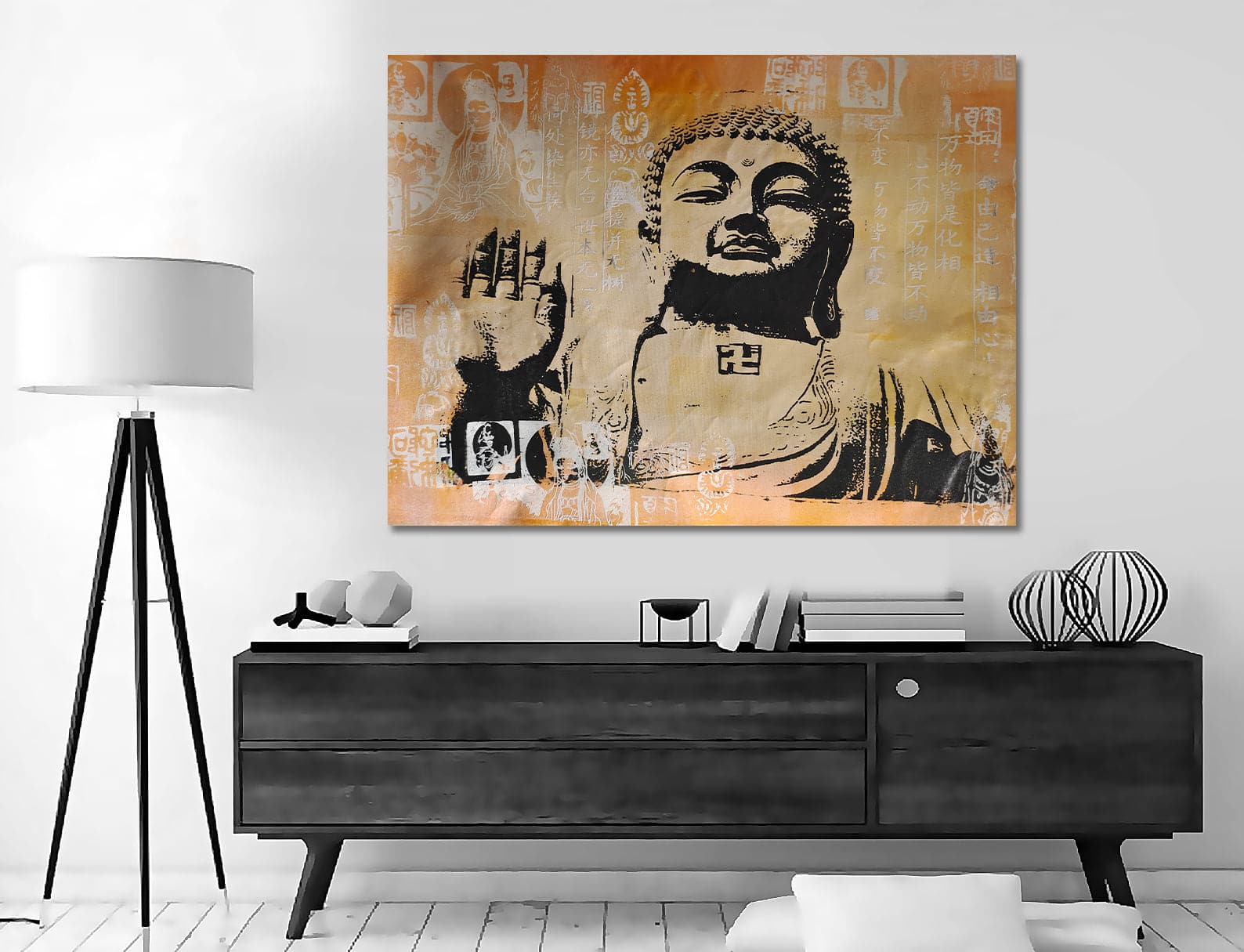 Framed 1 Panel - Buddha