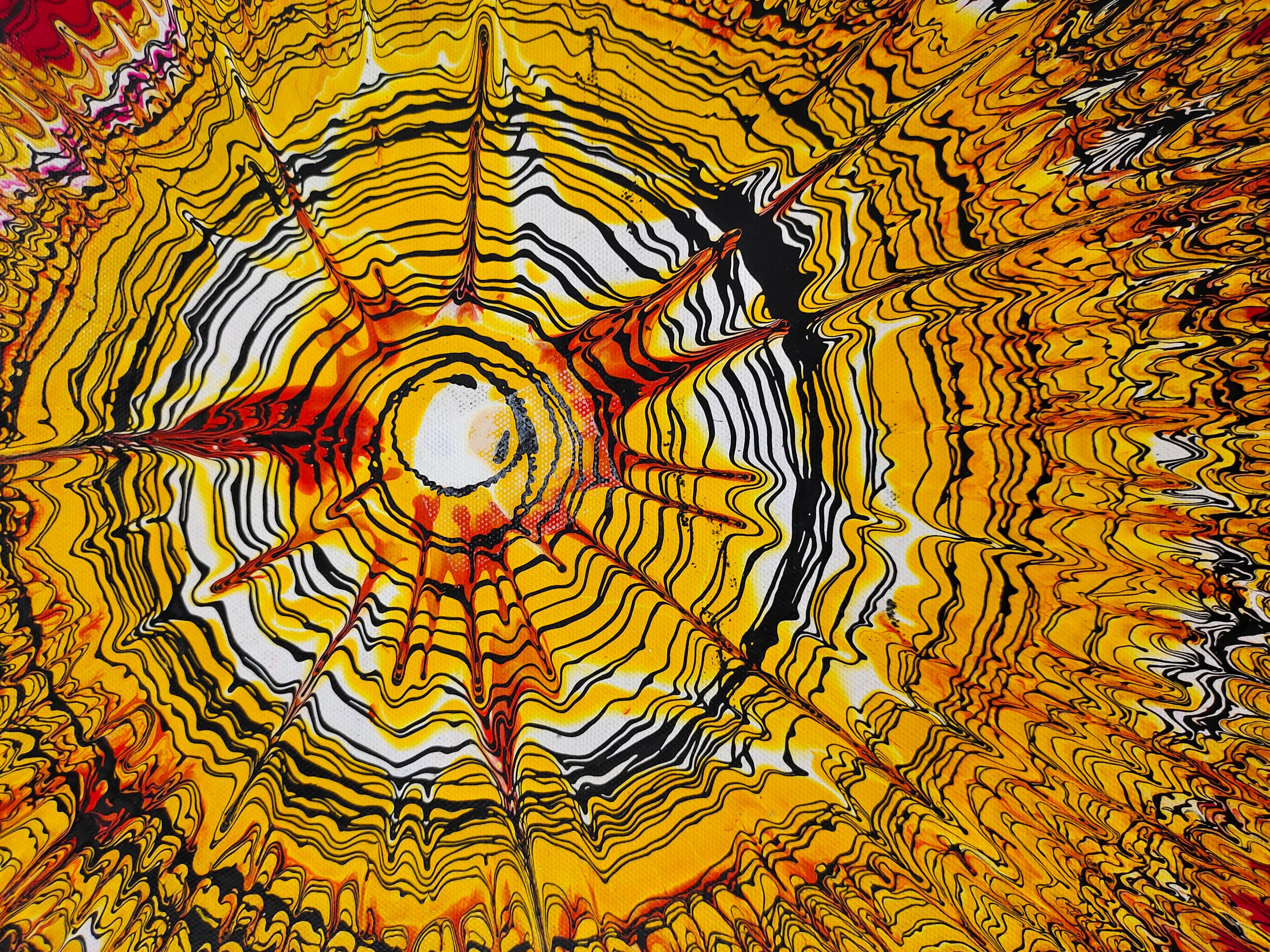 Pine Stretched  Framed 1 Panel - Abstract