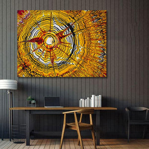 Pine Stretched  Framed 1 Panel - Abstract