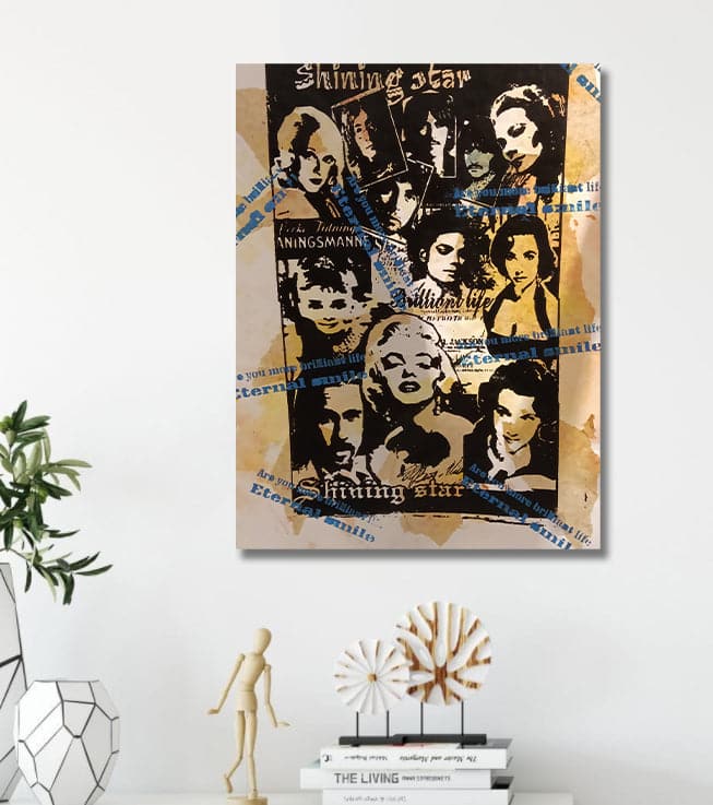 Pine Stretched  Framed 1 Panel - Celebrity