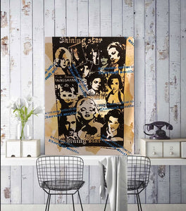 Pine Stretched  Framed 1 Panel - Celebrity