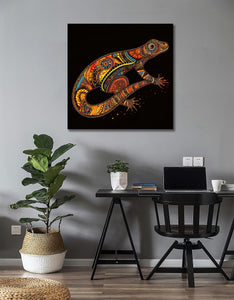 Framed 1 Panel - Lizard