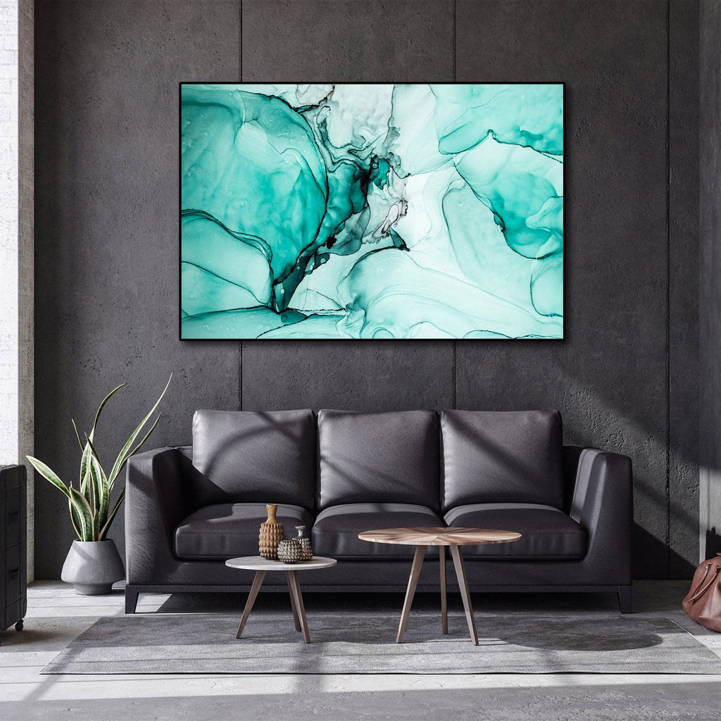 Framed 1 Panel - Luxury Abstract Fluid