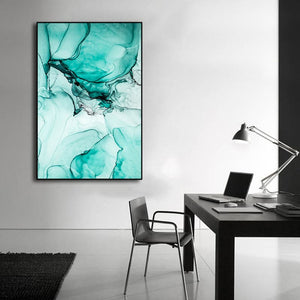 Framed 1 Panel - Luxury Abstract Fluid