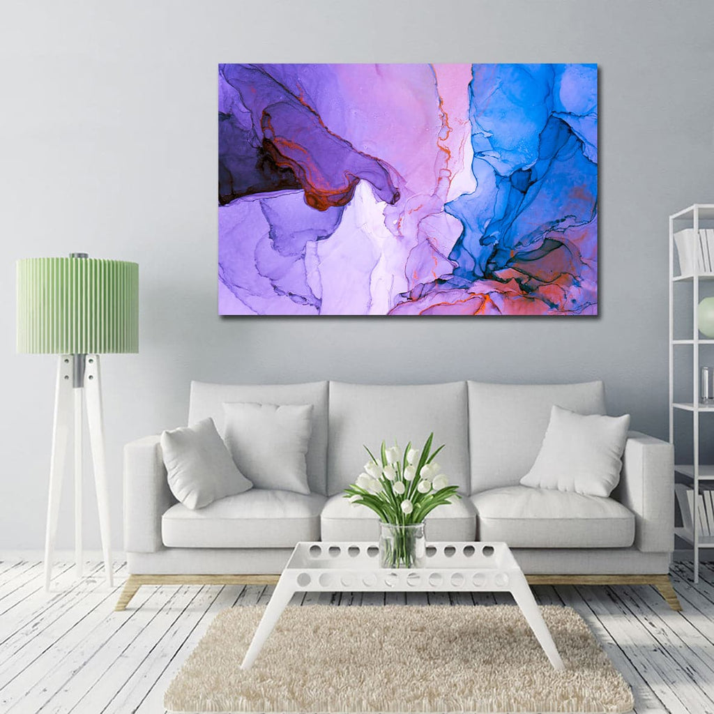 Framed 1 Panel - Luxury Abstract Fluid