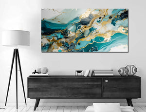 Framed 1 Panel - Luxury Abstract Marble Art