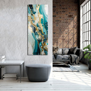 Framed 1 Panel - Luxury Abstract Marble Art