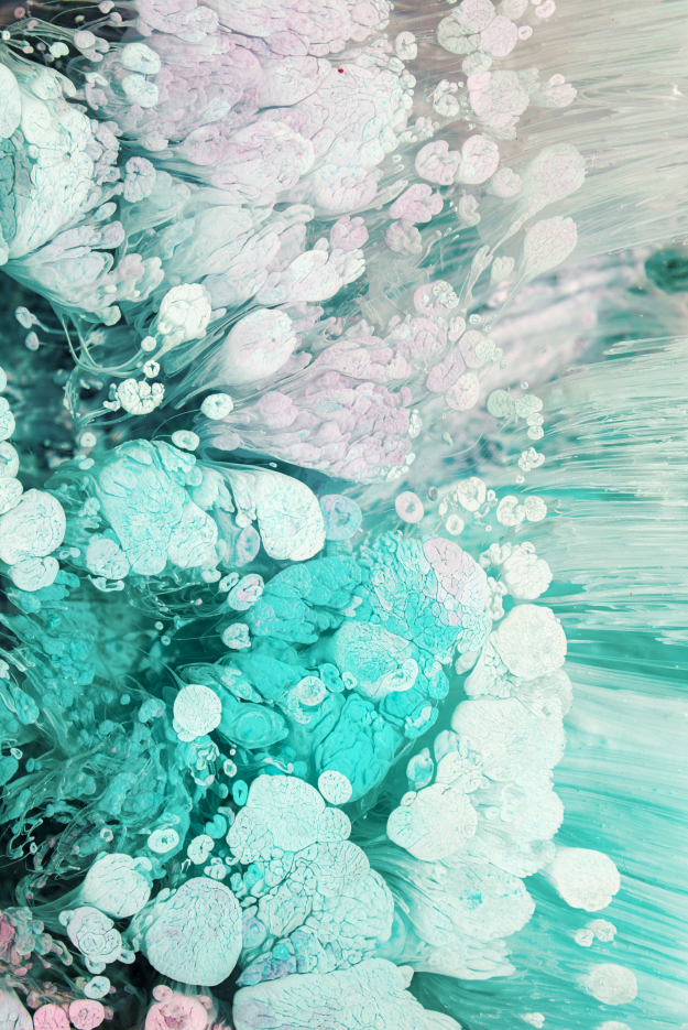 Framed 1 Panel - Luxury turquoise