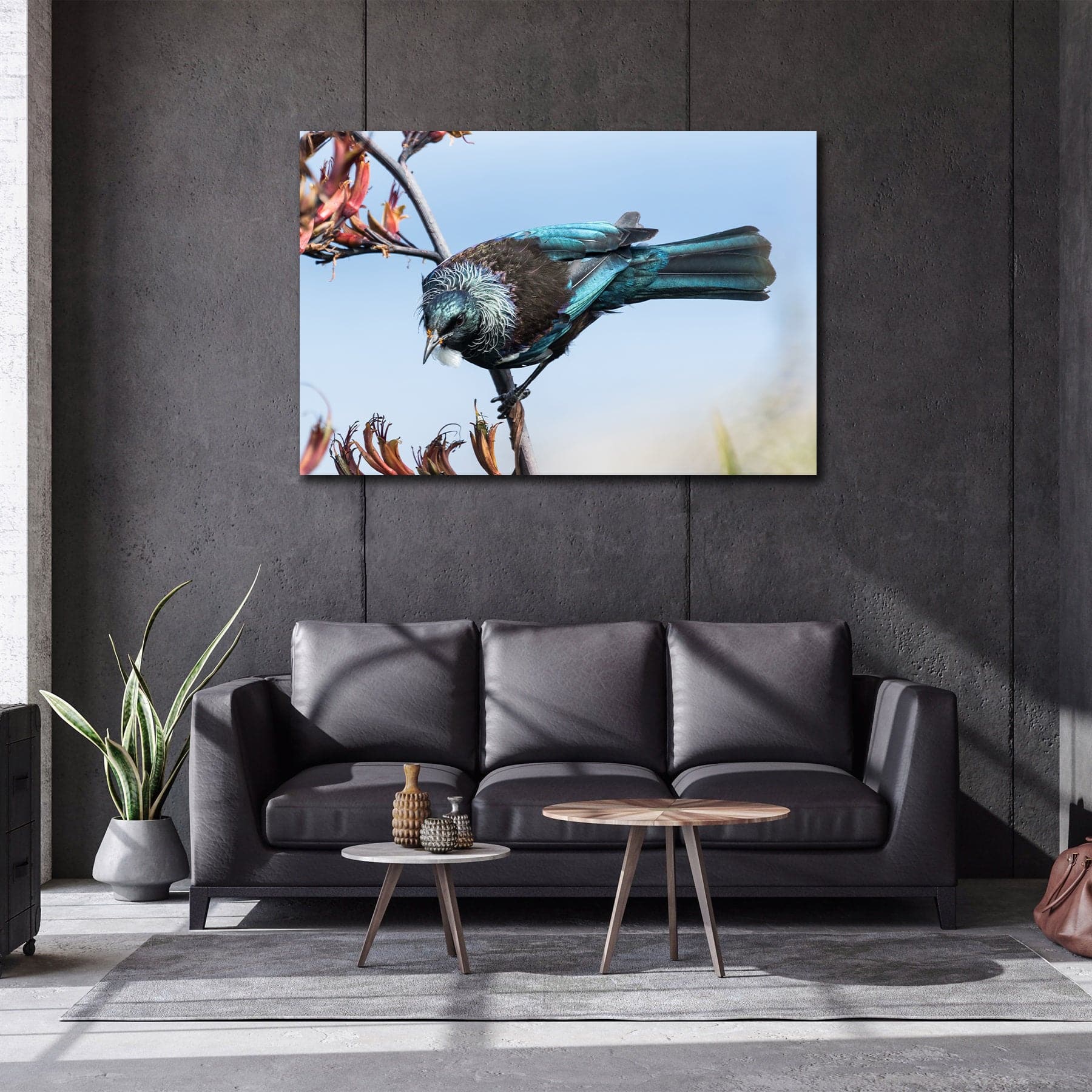 Pine Stretched  Framed 1 Panel - Tui