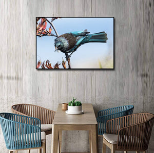 Pine Stretched  Framed 1 Panel - Tui