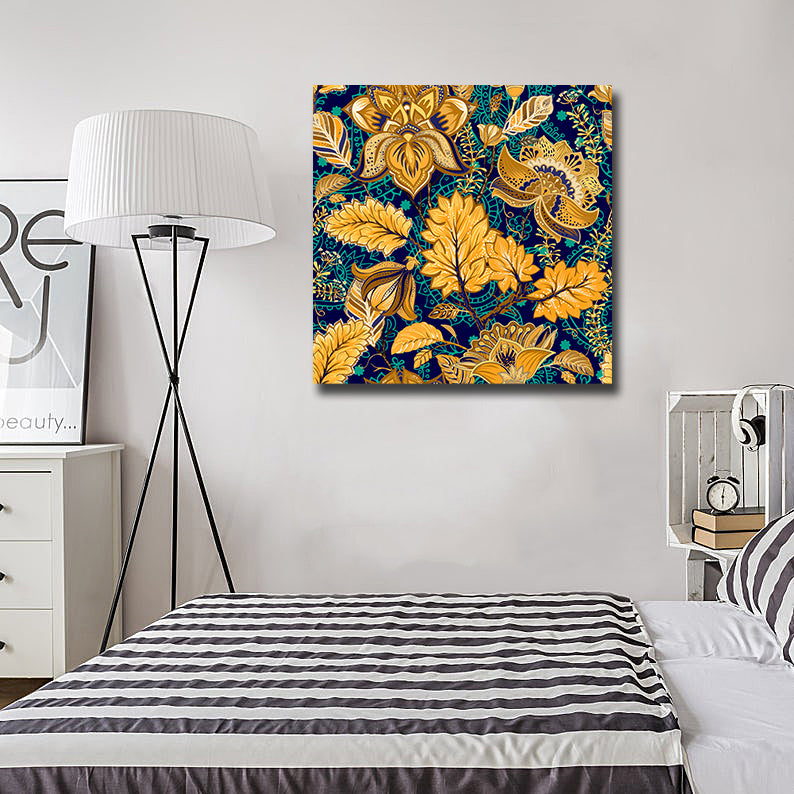 Framed 1 Panel - Flora Pattern