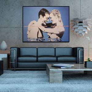 Pine Stretched  Framed 1 Panel - Ture Love