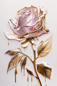 Pine Stretched  Framed 3 Panels - Flowers