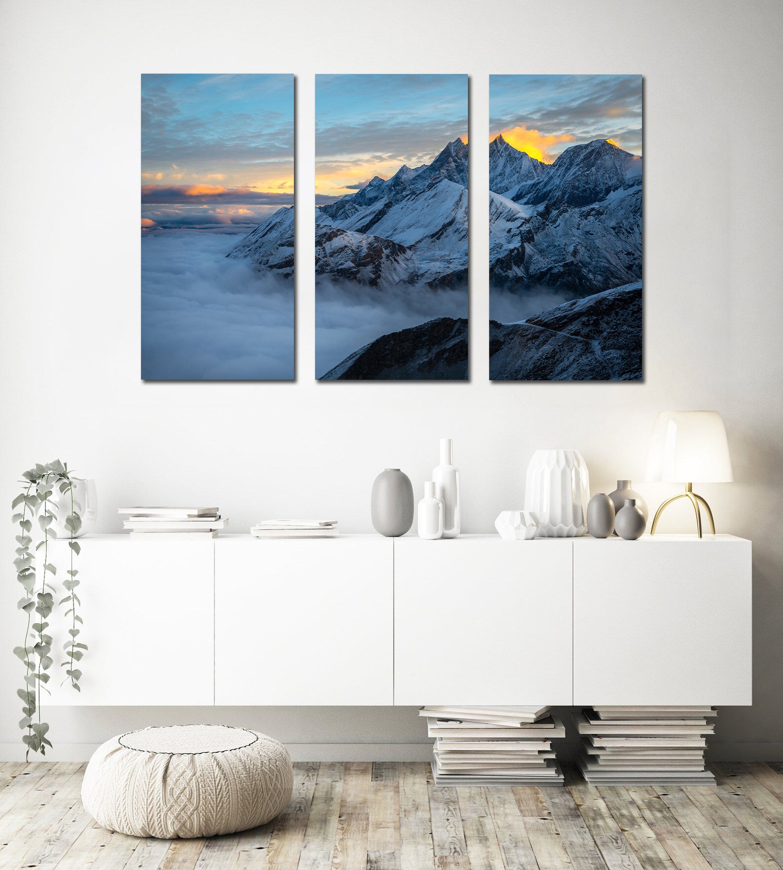Framed 3 Panels - New Zealand South Island