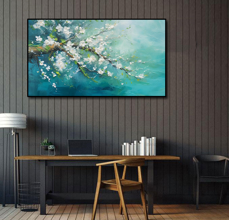 Framed 1 Panel - Peach Blossom