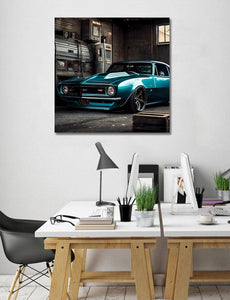 Pine Stretched  Framed 1 Panel - Chevrolet