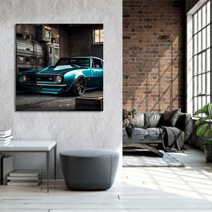 Pine Stretched  Framed 1 Panel - Chevrolet