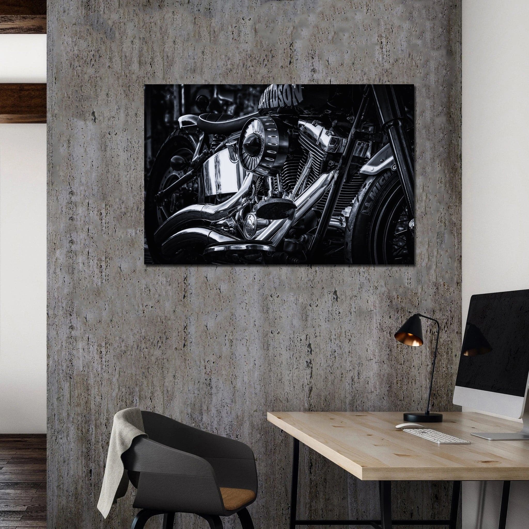 Framed 1 Panel - Harley Davidson