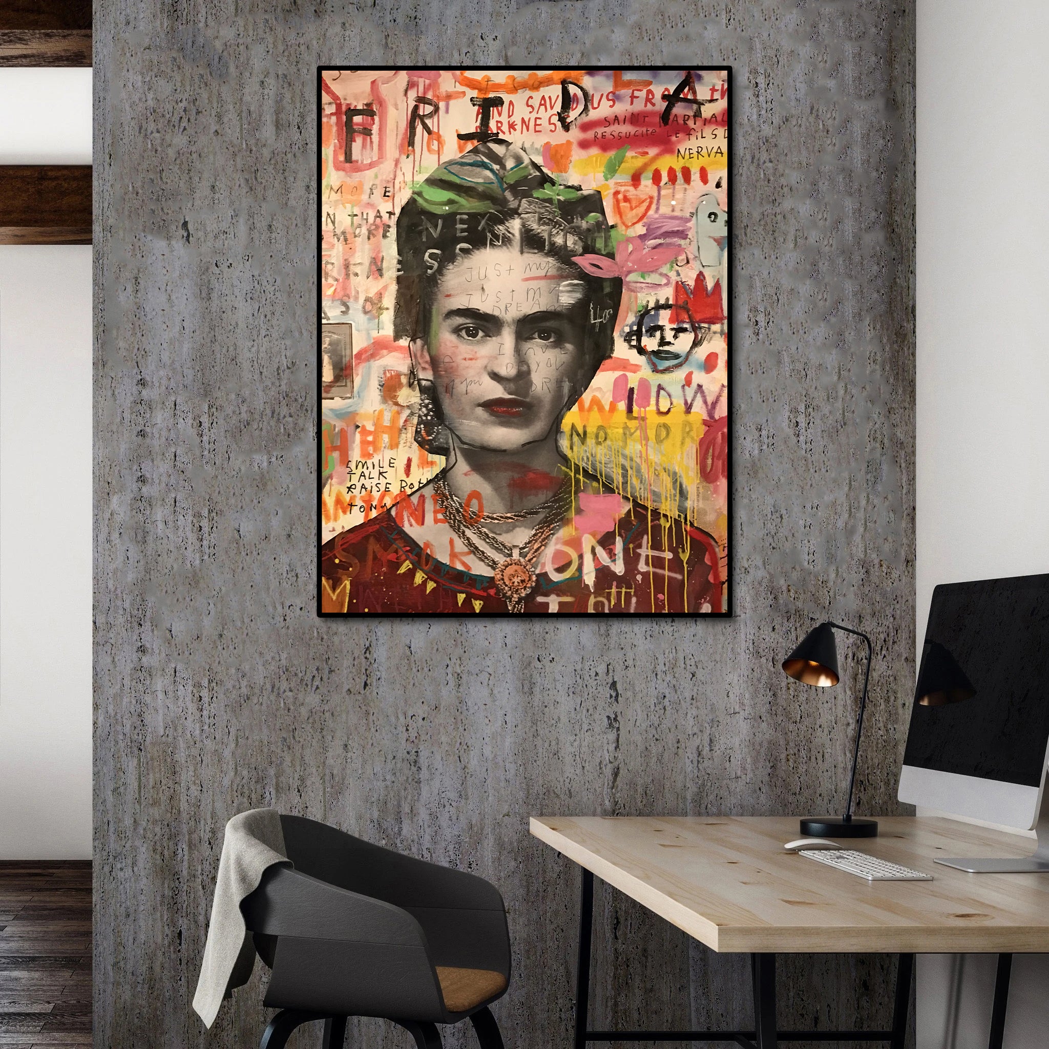 Framed 1 Panel - Frida Kahlo