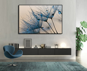 Pine Stretched  Framed 1 Panel - Dandelion Flower