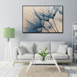 Pine Stretched  Framed 1 Panel - Dandelion Flower