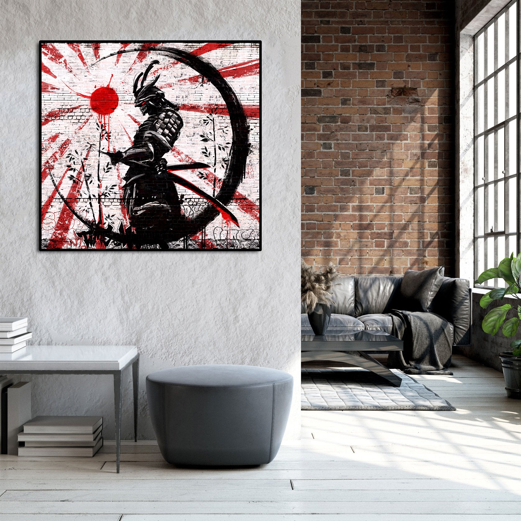 Framed 1 Panel - Japanese Samurai