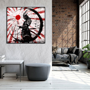 Framed 1 Panel - Japanese Samurai