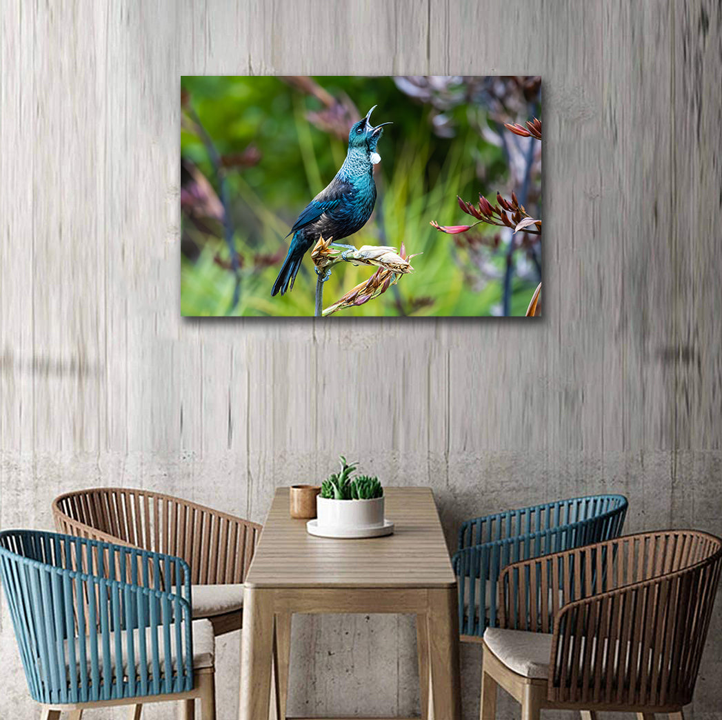 Pine Stretched  Framed 1 Panel - Tui