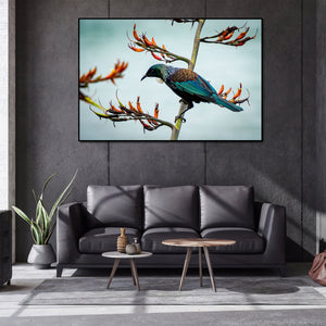 Pine Stretched  Framed 1 Panel - Tui
