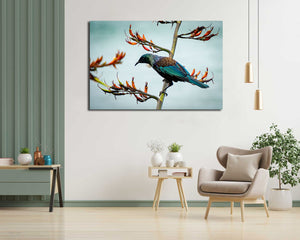 Pine Stretched  Framed 1 Panel - Tui